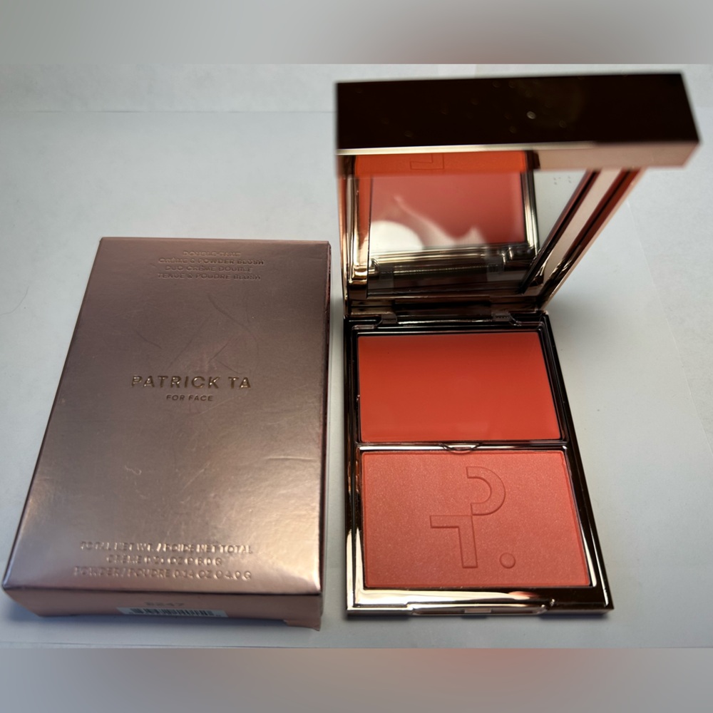 NWT🌷Patrick Ta Major Headlines Cream & Powder Blush Duo in “She’s The Moment”